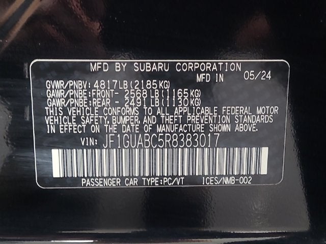 2024 Subaru Impreza Base