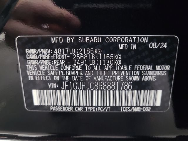 2024 Subaru Impreza RS