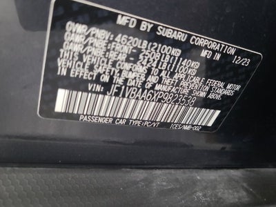 2023 Subaru WRX Base