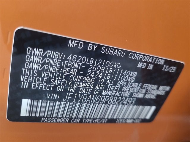 2023 Subaru WRX Limited