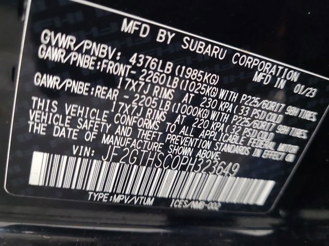 2023 Subaru Crosstrek Sport