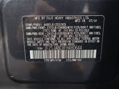 2015 Subaru Forester 2.5i