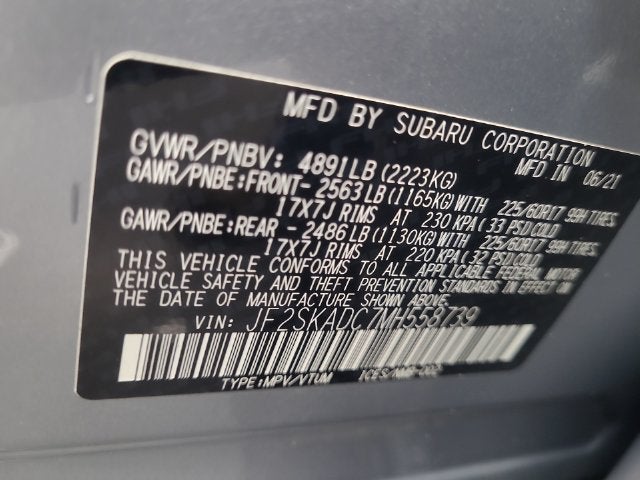 2021 Subaru Forester Base