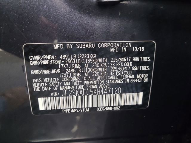 2019 Subaru Forester Premium