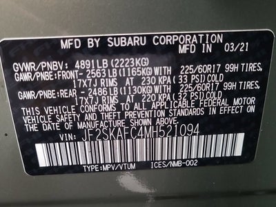 2021 Subaru Forester Premium