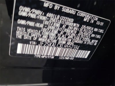 2020 Subaru Forester Sport