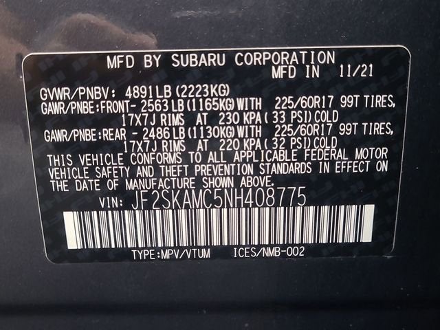 2022 Subaru Forester Wilderness