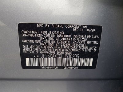 2020 Subaru Forester Touring