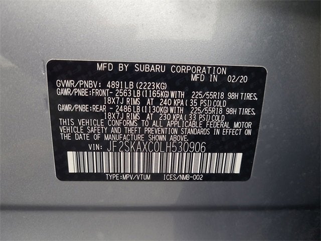 2020 Subaru Forester Touring