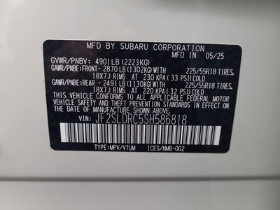 2025 Subaru Forester Limited