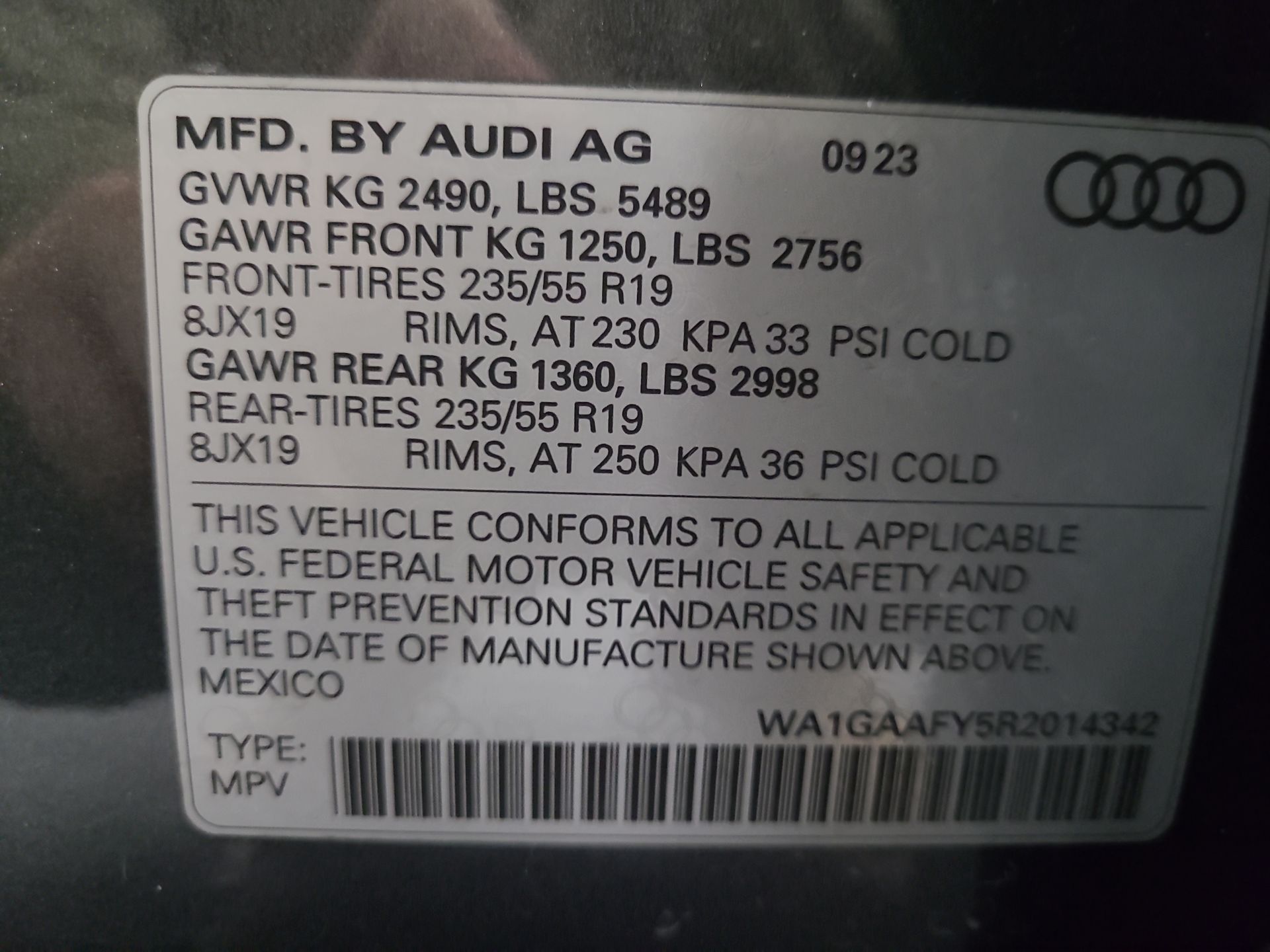 2024 Audi Q5 S line Premium